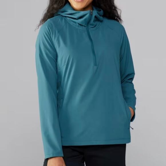 Kuhl Bandita Half-Zip Pullover Lagoon Size Small Outdoor Hiking Camping Casual - Picture 1 of 9